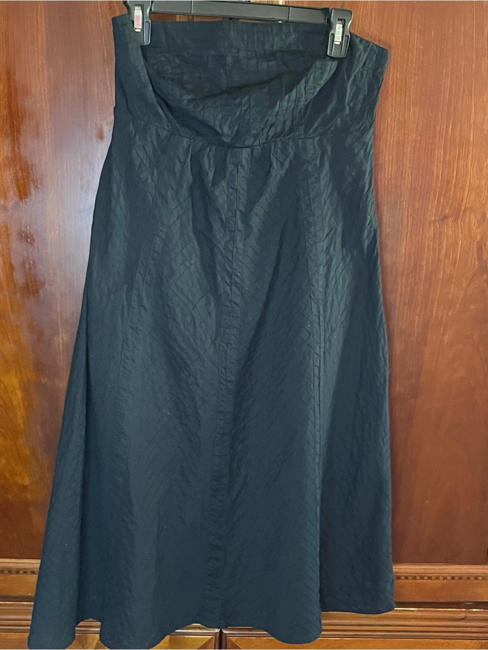 GAP Strapless Black A-Line Dress